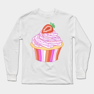 Strawberry Cupcake Long Sleeve T-Shirt